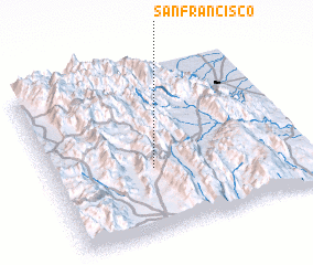 3d view of San Francisco