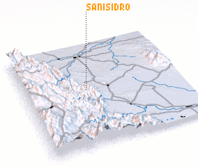 3d view of San Isidro