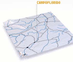 3d view of Campo Florido