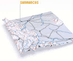 3d view of San Marcos