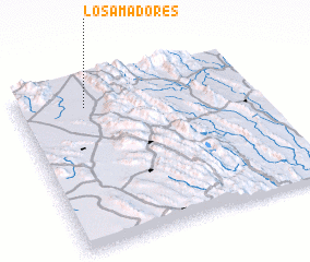 3d view of Los Amadores