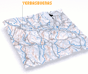 3d view of Yerbas Buenas