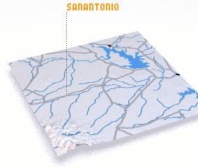 3d view of San Antonio