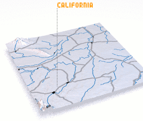 3d view of California