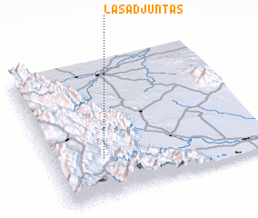 3d view of Las Adjuntas