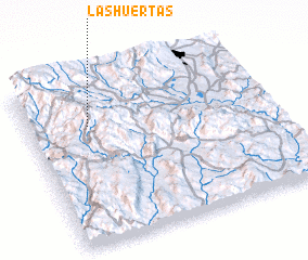 3d view of Las Huertas