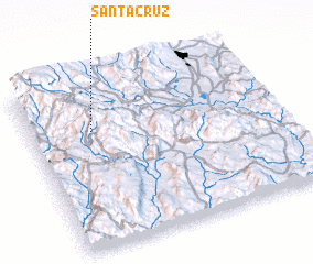 3d view of Santa Cruz