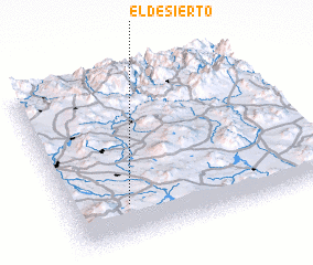 3d view of El Desierto