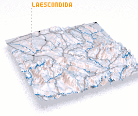 3d view of La Escondida