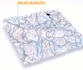 3d view of Baja Laja Azul