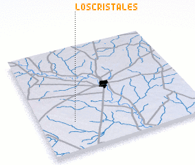 3d view of Los Cristales