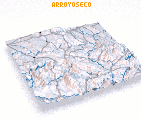 3d view of Arroyo Seco