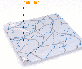 3d view of San Juan