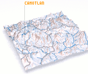 3d view of Camotlán