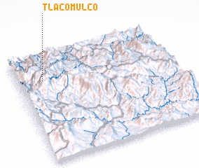 3d view of Tlacomulco