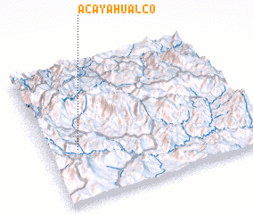 3d view of Acayahualco
