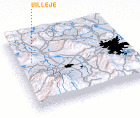 3d view of Villejé