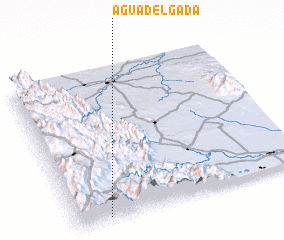 3d view of Agua Delgada