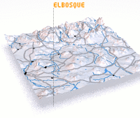 3d view of El Bosque