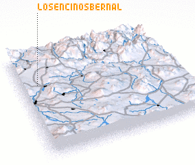 3d view of Los Encinos Bernal