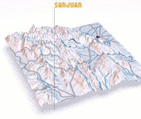 3d view of San Juan