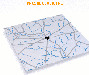 3d view of Presa del Quiotal