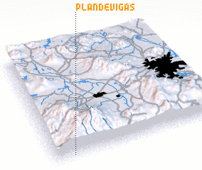 3d view of Plan de Vigas