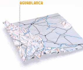 3d view of Agua Blanca