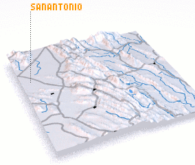 3d view of San Antonio