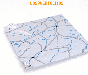 3d view of Los Puertecitos