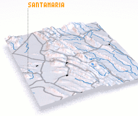 3d view of Santa María