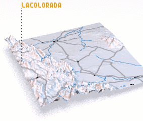 3d view of La Colorada