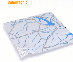 3d view of San Antonio