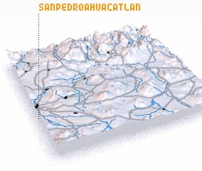 3d view of San Pedro Ahuacatlán