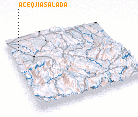 3d view of Acequia Salada