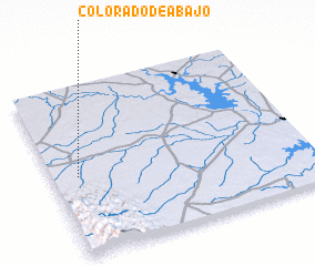 3d view of Colorado de Abajo