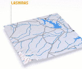 3d view of Las Minas