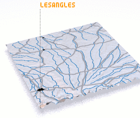 3d view of Les Angles