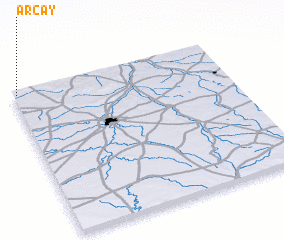 3d view of Arçay