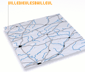 3d view of Villedieu-lès-Bailleul