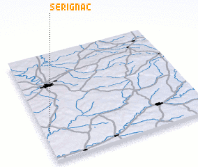 3d view of Sérignac