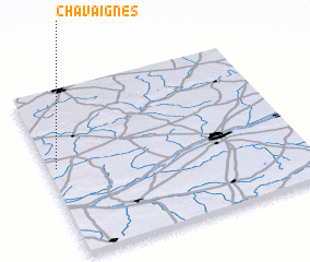 3d view of Chavaignes