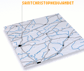 3d view of Saint-Christophe-du-Jambet