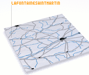 3d view of La Fontaine-Saint-Martin