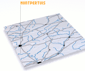 3d view of Mont Pertuis