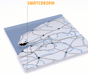 3d view of Saint-Crespin