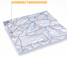 3d view of Douar Mactâa Menaouar