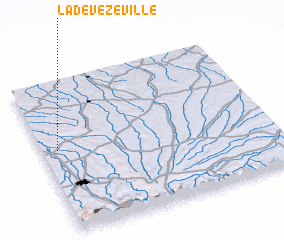 3d view of Ladevèze-Ville