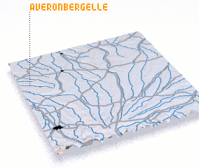 3d view of Avéron-Bergelle