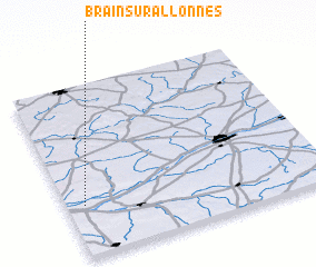 3d view of Brain-sur-Allonnes
